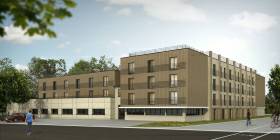 Edifice de logements et bureaux à Le Teich