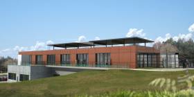 Concours pour des bureaux à Limoges . Projet lauréat