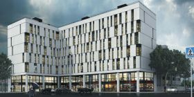 Edifice de bureaux et commerces à Séville