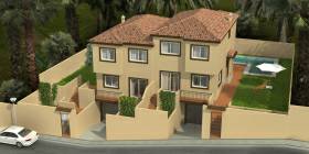 Pavillons jumelés dans l'ensemble résidentiel Barranco-Hondo