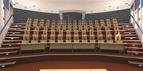 Reforma del anfiteatro de la Escuela< Nacional Superior de Cachan Francia