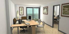 Edificio de oficinas en Ventorro del Cano Alcorcón Madrid . Vista de un despacho tipo