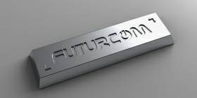 Design du logo et ligne corporative de l'entreprise de technologies Futurcom