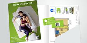 Dossier promotionnel pour le groupe immobilier slovaque Lanstel
