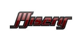 Design du logo du groupe de rock espagnol Misery